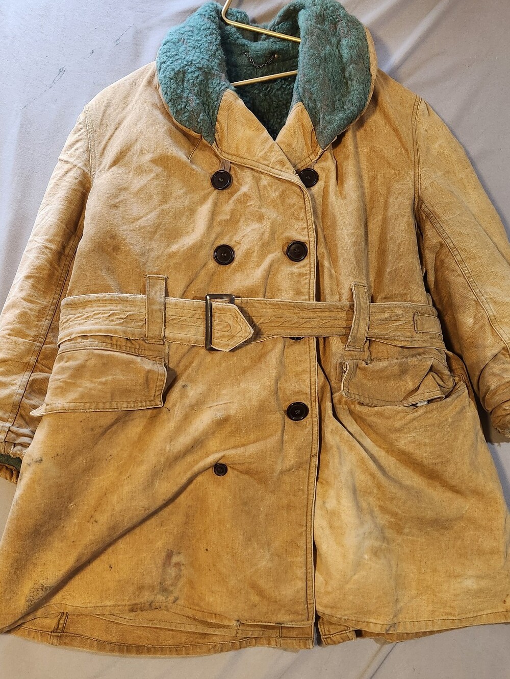 1952 Canadian Army M-1938 pattern Mackinaw Jeep Coat Peerless Garments Winnepeg